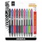 Zebra Pen Sarasa Dry Gel X20 Gel Pen, Retractable, Medium 0.7 mm, Assorted Ink and Barrel Colors, PK10 46881 - alternate 1