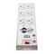 Tripp Lite Power Strip, Surge, Tel/DSL Protection, 5-15R, 5-15P, 6 ft., Light Gray TR-6FM - alternate 1