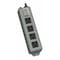 Tripp Lite Power Strip, Industrial, 5-15R, 5-15P, 6 ft., Gray UL603CB-6 - alternate 1