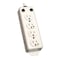 Tripp Lite Outlet Strip, Hospital Grade, Rack Mounted, 4 5-15R-HG, 5-15P-HG, 2 ft., White PS-402-HG-OEM - alternate 1