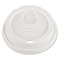 Dixie Dome Cup Lid for 12-16 oz., White, Pk100 D9542 PACK - alternate 1
