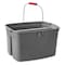 Rubbermaid Commercial 4 3/4 gal Double Bucket, Gray, Plastic FG262888GRAY - alternate 1