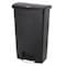 Rubbermaid Commercial Slim Jim Step-On 18 gal Rectangular Slim-Profile Plastic Can, Black, Foot Pedal, Plastic, 13 in 1883613 - alternate 1