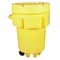 Ultratech Open Head Overpack Drum, Polyethylene, 95 gal, Unlined, Yellow 584 - alternate 1