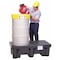 Ultratech Spill Pallet, 66 gal Spill Capacity, 2 Drums, 1,500 lb Load Capacity, Polyethylene 2504 - alternate 2