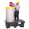Ultratech Spill Pallet, 66 gal Spill Capacity, 2 Drums, 1,500 lb Load Capacity, Polyethylene 2505 - alternate 2