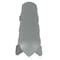 Pawling Outside Corner Guard, Silver-Gray, 1"W X 7-3/4"H OTC-8C-0-210 - alternate 1