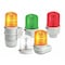 Federal Signal Warning Light, Blue, LED, 12 to 24V AC/DC, 120 to 240V AC, 85, 120 FPM, 3 29/32 in Dia. SLM200B - alternate 2