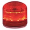 Federal Signal Beacon Warning Sounder Light, Red, 3 29/32 in Lens Dia., 3 7/16 in Height, Polycarbonate Lens, Wire SLM600R - alternate 1