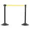 Us Weight Barrier Post with Belt, Black, 77 in Length, 38 1/2 in Post Height, No Legend, Unfinished U2000YEL - alternate 1