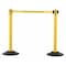 Us Weight Barrier Post with Belt, Yellow, 77 in Length, 38 1/2 in Post Height, Caution, Unfinished U2055CAU - alternate 1