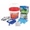 Spill Magic Spill Kit, 2 gal Volume Absorbed per Kit, 1 1/4 gal Capacity, Bucket, Red 97501 - alternate 2