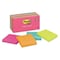 Post-It Pad, Post-It Note3"x3", Neon, PK14 65414AN - alternate 1