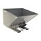 Vestil Light Duty Self-Dumping Hopper 2.5 Cubic Yard 2000 lb Gray D-250-LD-GY-SG - alternate 1
