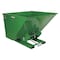 Vestil Light Duty Self-Dumping Hopper 1 Cubic Yard 2000 lb Green D-100-LD-GRN-T - alternate 1