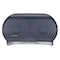 Partners Brand Twin Jumbo Bathroom Tissue Dispenser, 20 1/4" x 11 3/4" x 5 1/2", Black, 1/Case TTD116 - alternate 1