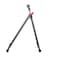 Protocol Portable Material Support Stand W/ Horizontal Roller, 11-1/2 in W, 28 in to 44 in H, Steel 67108-G - alternate 2