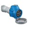 Hubbell Wiring Device-Kellems Watertight Pin & Sleeve Plug, 63 A, 240/415V AC, Single Phase, 4 Pole, IEC Grounding, Red, NEMA 4X HBLS560C9W - alternate 1