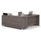 Bestar L Shaped Desk L-Shape Workstation, 71.1" D X 29.9" H, 71.1" W X Melamine, Bark Gray 120863-47 - alternate 2