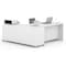 Bestar L Shaped Desk L-Shape Workstation, 71.1" D X 29.9" H, 71.1" W X Melamine, White 120863-17 - alternate 2