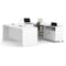 Bestar U Shaped Desk U-Shape Workstation, 89" D X 29.9" H, 71.1" W X Melamine, White 120861-17 - alternate 1