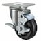 Zoro Select Swivel Plate Caster w/Brake, 350 lb, Plate Type B P12S-PB050B-P3-WB - alternate 1