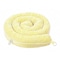 Spilltech Sorbent Boom, 23 gal, 5 in x 10 ft, Biohazard Liquids, Yellow, 4 PK HZ510SN - alternate 2