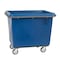 R&B Wire Products Poly Cube Truck with Air Cushion Bumper and Steel Base, 6 Bushel, Blue 4606B/PTB - alternate 1