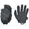 Mechanix Wear Tactical Glove, Synthetic Leather Palm, 5-7/16" Length, Hook-and-Loop Cuff, Full Finger, Black MSV-55-009 - alternate 1
