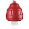 Federal Signal Strobe Light, Clear, Strobe Tube, 24V DC, 80 FPM, 8 27/32 in Dia., Surface FSEX-24PMC-MOD - alternate 1