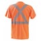 Occunomix Unisex Short Sleeve T-Shirt, Polyester, Pullover, Orange, S LUX-SSTP2BX-OS - alternate 1