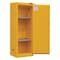 Condor Hazardous Material Storage Cabinet, 22 gal, 2 Shelves, Steel, 23 1/2 in W x 66 1/2 in H x Yellow 45AE81 - alternate 2