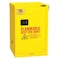Condor Hazardous Material Storage Cabinet, 4 gal, 1 Shelves, Steel, 17 1/2 in W x 23 1/2 in H x Yellow 45AE83 - alternate 1