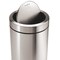 Simplehuman Simplehuman 14-1/2 gal Round Trash Can, Silver, Swing, Stainless Steel, Not Applicable CW1442 - alternate 3