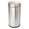 Simplehuman Simplehuman 14-1/2 gal Round Trash Can, Silver, Swing, Stainless Steel, Not Applicable CW1442 - alternate 1