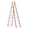 Werner 13 ft Fiberglass Podium Stepladder, 300 lb Capacity PD6210-4C - alternate 1