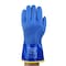 Ansell Solvex 23-202 Chemical Resistant Gloves, PVC, 12 in L, 79 mil, Blue, 9, 1 PR 23-202 - alternate 5