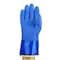 Ansell Solvex 23-202 Chemical Resistant Gloves, PVC, 12 in L, 79 mil, Blue, 9, 1 PR 23-202 - alternate 3