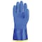 Ansell Solvex 23-202 Chemical Resistant Gloves, PVC, 12 in L, 79 mil, Blue, 9, 1 PR 23-202 - alternate 1