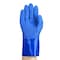 Ansell Solvex 23-200 Chemical Resistant Gloves, PVC, 12 in L, 79 mil, Blue, 9, 1 PR 23-200 - alternate 5