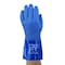 Ansell Solvex 23-200 Chemical Resistant Gloves, PVC, 12 in L, 79 mil, Blue, 9, 1 PR 23-200 - alternate 4