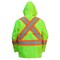 Viking Hi-Viz Safety Jacket, Polyester, Polyurethane, Class 3 Type R, Green, M 6323JG-M - alternate 3