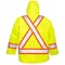 Viking Hi-Viz Safety Jacket, Polyester, Polyurethane, Class 3 Type R, Green, M 6330JG-M - alternate 2