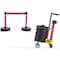 Banner Stakes Plus Barricade System, 15 ft. L, Red, Metal PL4079 - alternate 1