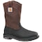 Carhartt Men's Western Boot, 9 M, Steel Toe, 11 in H, Black/Brown, CMP1258 CMP1258 - alternate 1