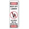 Accuform Ladder Shield Wrap, Danger Keep Off KLB763 - alternate 1