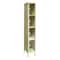 Hallowell Box Locker, 12 in W, 18 in D, 78 in H, (1) Wide, (4) Tier, Tan USVP1288-4PT - alternate 2