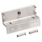 Dynalock Z-Bracket, Aluminum, Brushed Aluminum, For Use With: Gate Locks Includes: Mounting Hardware GLB - alternate 1