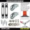 Snap-Loc Logistic Tie-Down Anchor Kit, Stl, 1000lb. SLCTDAK - alternate 4