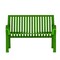 Thomas Steele Outdoor Bench, 48 in. L, 27-1/2 in. W, Grn CRB-4-VS-LEX - alternate 3